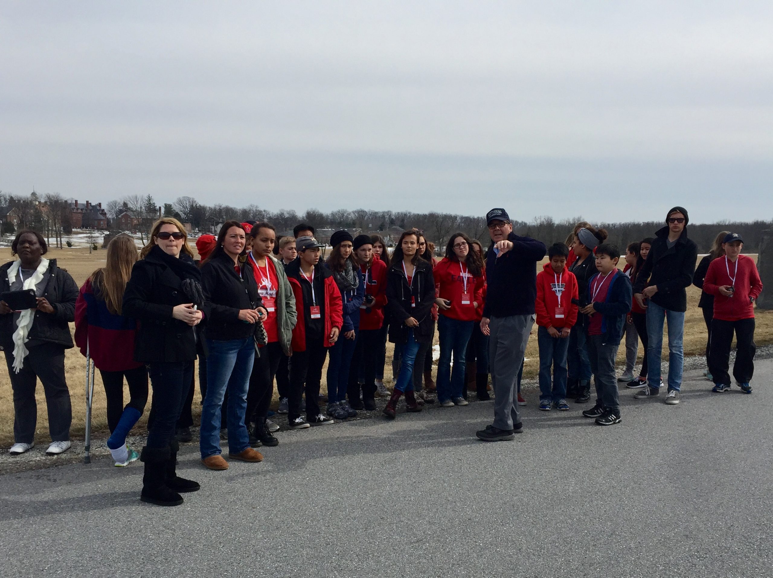 Group at Gettysburg Battlefield